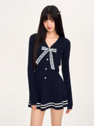 [WEEKH] knit cardigan set
