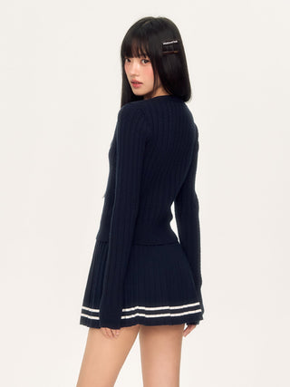 [WEEKH] knit cardigan set