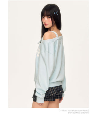 [WEEKH] vintage letter sweater
