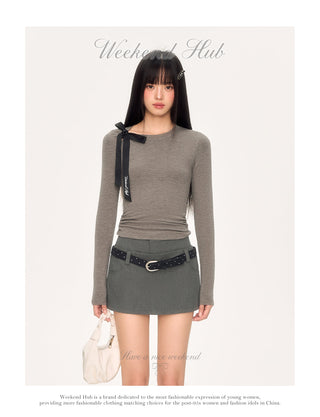 [WEEKH] polka dot skirt