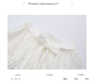 [WEEKH] bow bandage skirt