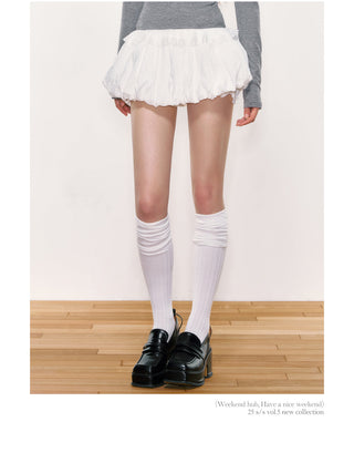 [WEEKH] bow bandage skirt
