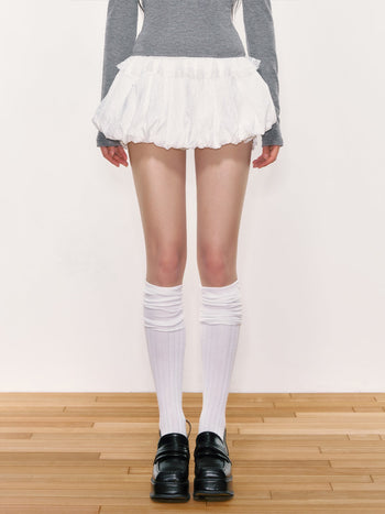 [WEEKH] bow bandage skirt