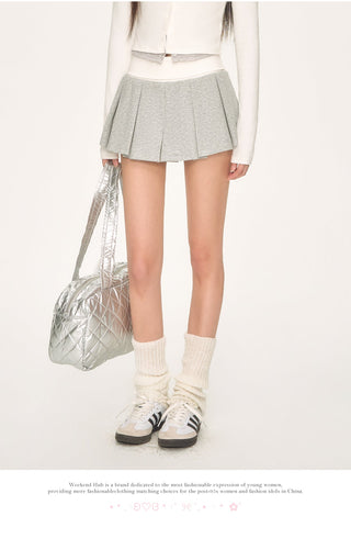 [WEEKH] color collision skirt