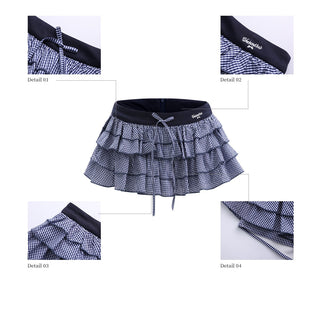 [WEEKH] plaid cake dress