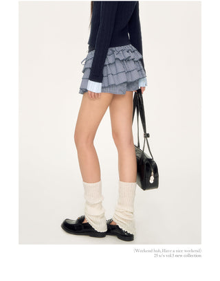 [WEEKH] plaid cake dress