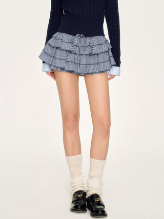 [WEEKH] plaid cake dress