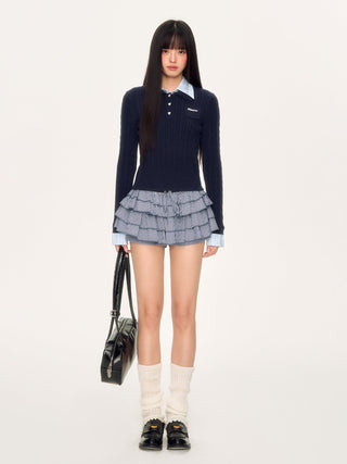 [WEEKH] plaid cake dress