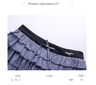 [WEEKH] plaid cake dress
