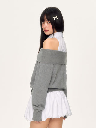 [WEEKH] fake two-piece dress