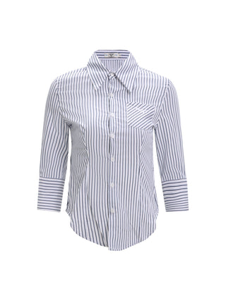 [WEEKH] striped slim shirt