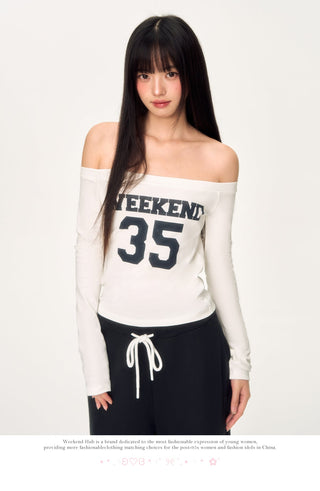 [WEEKH] letter floral top