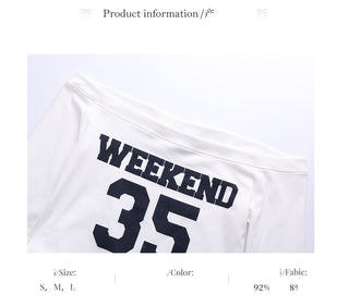 [WEEKH] letter floral top