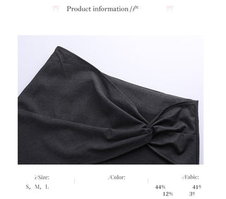[WEEKH] knot short skirt