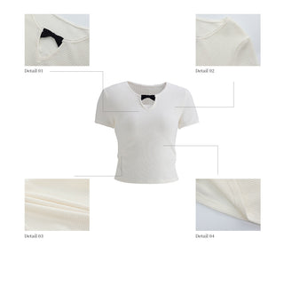 [WEEKH] lace short sleeve