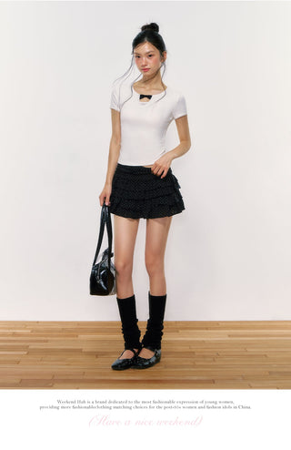 [WEEKH] lace short sleeve