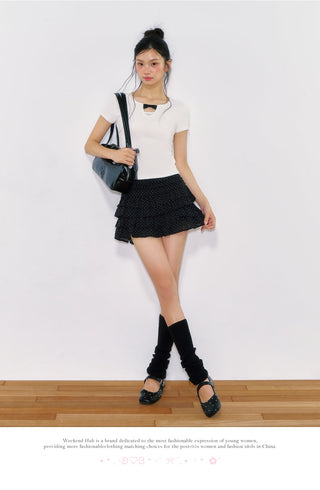 [WEEKH] lace short sleeve