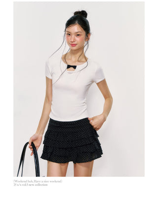 [WEEKH] lace short sleeve