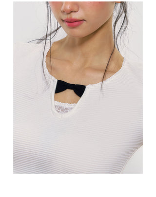 [WEEKH] lace short sleeve
