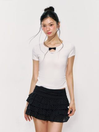 [WEEKH] lace short sleeve