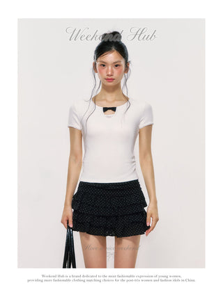 [WEEKH] lace short sleeve