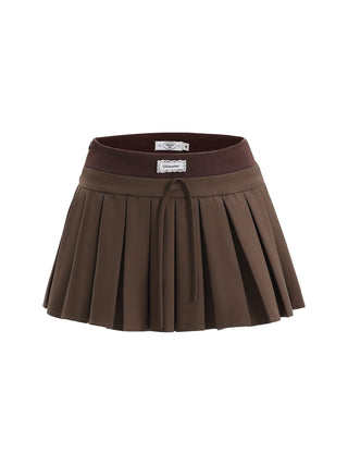 [WEEKH] double waist skirt