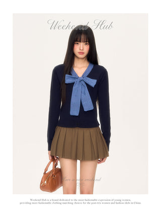 [WEEKH] double waist skirt