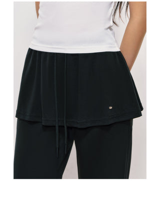 [WEEKH] draped bootcut pants