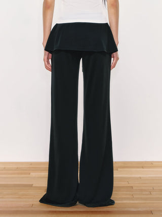 [WEEKH] draped bootcut pants
