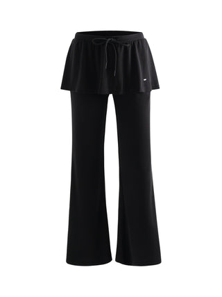 [WEEKH] draped bootcut pants