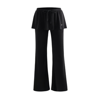[WEEKH] draped bootcut pants