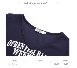 [WEEKH] letter print tee