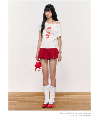[WEEKH] fruit print tee