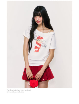 [WEEKH] fruit print tee