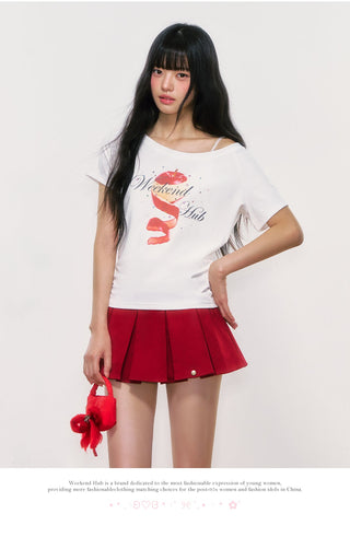 [WEEKH] fruit print tee