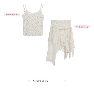 [WEEKH] Floral lace sling