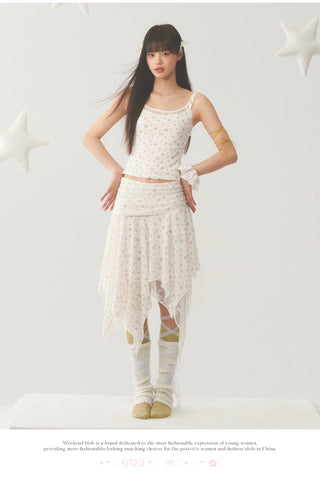[WEEKH] Floral lace sling