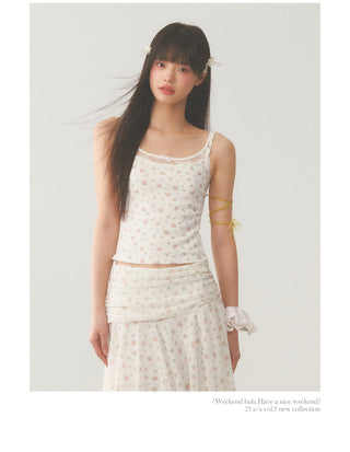 [WEEKH] Floral lace sling