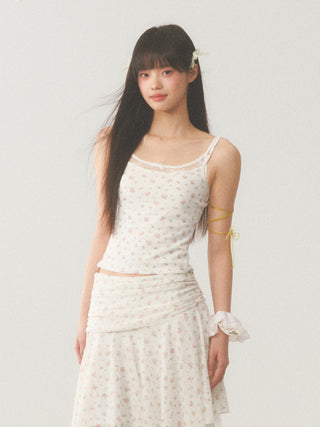[WEEKH] Floral lace sling