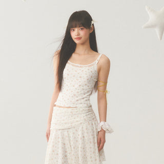 [WEEKH] Floral lace sling
