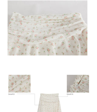 [WEEKH] Irregular hem skirt