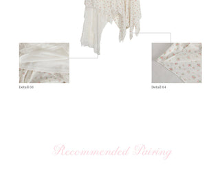 [WEEKH] Irregular hem skirt