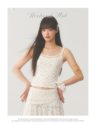 [WEEKH] Irregular hem skirt