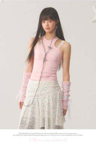 [WEEKH] Letter print vest