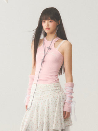 [WEEKH] Letter print vest