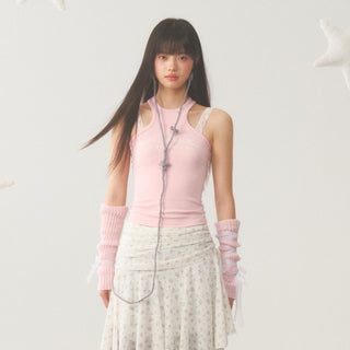 [WEEKH] Letter print vest