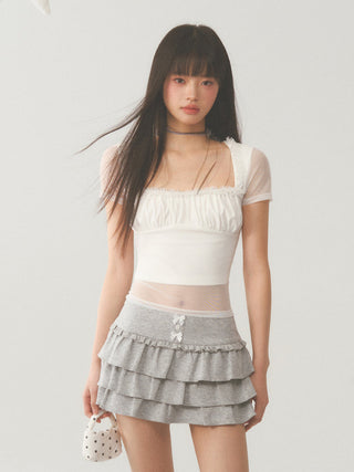 [WEEKH] Mesh short sleeve