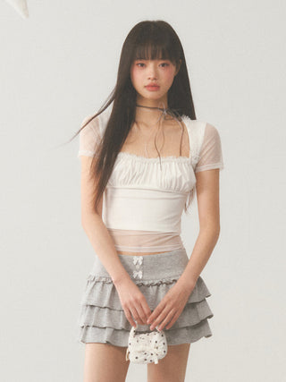 [WEEKH] Mesh short sleeve