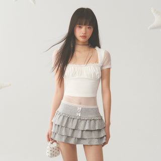 [WEEKH] Mesh short sleeve