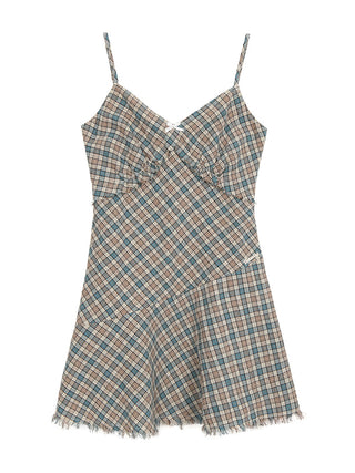 [WEEKH] Plaid sling dress